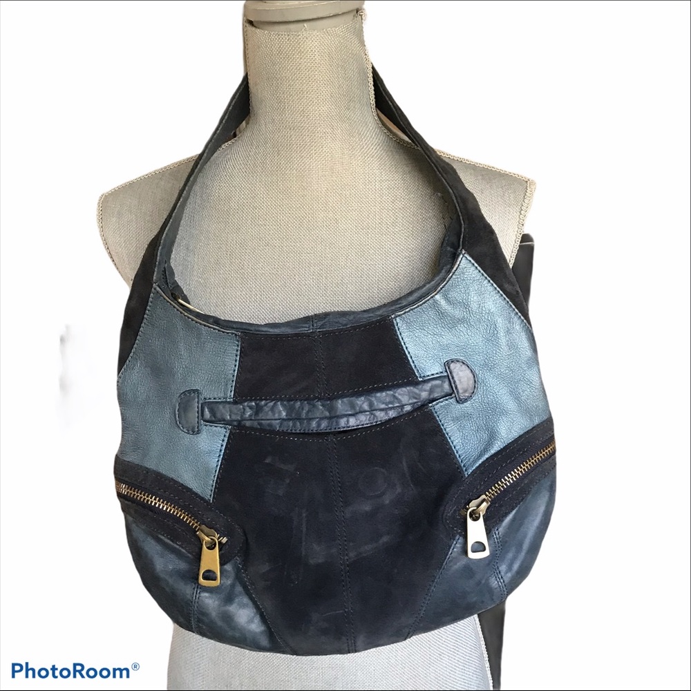 Marc Jacobs Y2K navy shoulder hobo purse